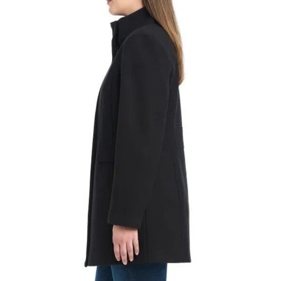 Vince Camuto Women's Full Zip & Snap Jacket Black NWT - Picture 4 of 4